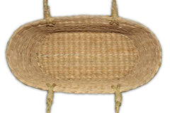 Oval Wicker Shopping Basket | Multifunctional for Beach, Travel, and Daily Use