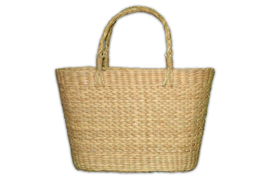 Oval Wicker Shopping Basket | Multifunctional for Beach, Travel, and Daily Use