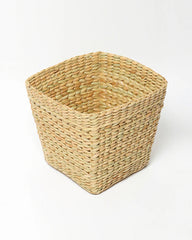 Handwoven Seagrass Dustbin & Planter | Eco-Friendly Basket