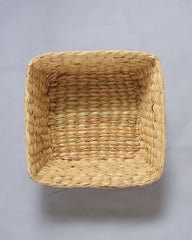 Handwoven Seagrass Dustbin & Planter | Handwoven Biodegradible Basket