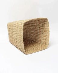 Eco-Friendly Seagrass Dustbin | Handwoven Wicker Basket