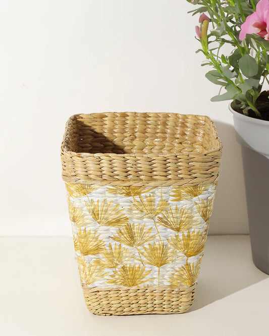 Handmade Seagrass Dustbin for Dry Waste | Eco-Friendly Dustbin