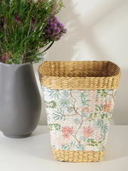 Handwoven Seagrass Dustbin | Eco-Friendly Waste Dustbin