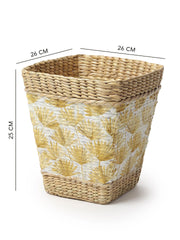 Handmade Seagrass Dustbin for Dry Waste | Eco-Friendly Dustbin