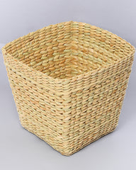 Set of 5 Handwoven Seagrass Dustbins Set of 5 | Ideal for Dry Waste or Planters