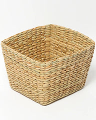 Set of 5 Handwoven Seagrass Dustbins Set of 5 | Ideal for Dry Waste or Planters