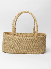 Set of 3 Handwoven Seagrass Baskets - Multipurpose Storage & Gift Hampers