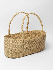 Set of 3 Handwoven Seagrass Baskets - Multipurpose Storage & Gift Hampers