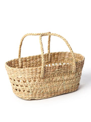 Seagrass Jali Pattern Gift Hamper & Multipurpose Basket