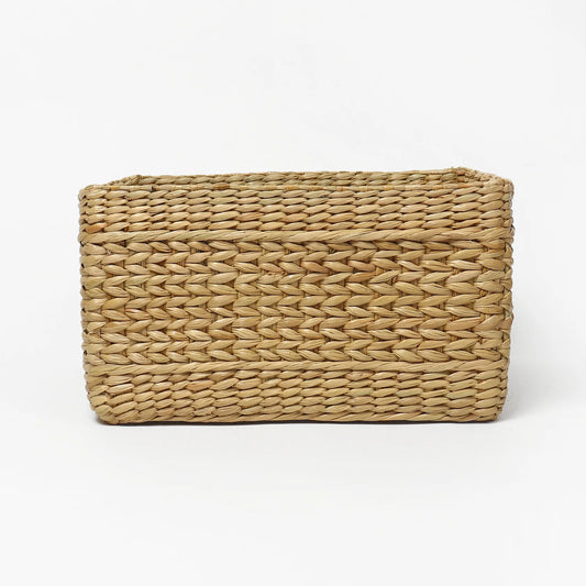 Elegant Hand-Braided Seagrass Shelf & Multipurpose Storage Basket