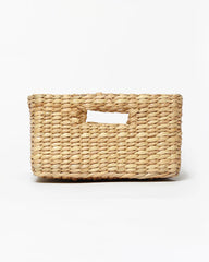 Elegant Hand-Braided Seagrass Shelf Storage Basket | Functional & Stylish Organization