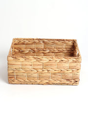 Seagrass Storage Basket & Organizer with Metal Frame